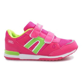 Liliane velcro sports sneakers lyserød