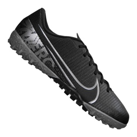 Nike Vapor 13 Academy Tf Jr AT8145-001 fodboldsko sort sort