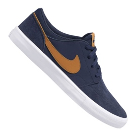 Nike Sb Solarsoft Portmore Ii M 880266-402 sko marine blå