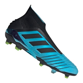 Adidas Predator 19+ Fg M F35613 fodboldstøvler blå blå
