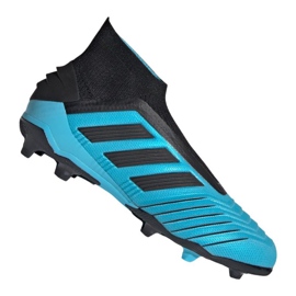 Adidas Predator 19+ Fg Jr G25788 fodboldstøvler blå blå