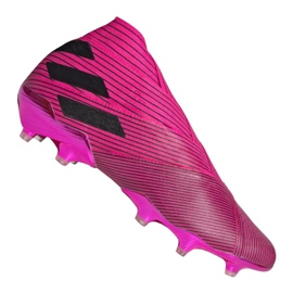 Adidas Nemeziz 19+ Fg M F34403 fodboldstøvler lyserød lyserød