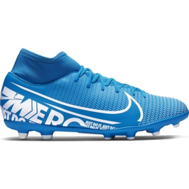 Nike Mercurial Superfly 7 Club FG / MG M AT7949-414 fodboldsko blå blå