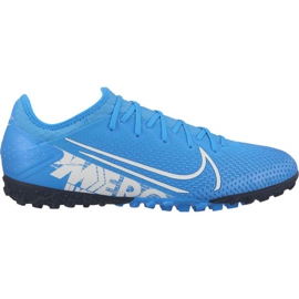 Nike Mercurial Vapor 13 Pro Tf M AT8004 414 fodboldsko blå