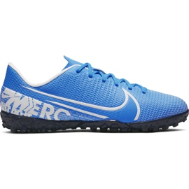 Nike Mercurial Vapor 13 Academy Tf Jr AT8145 414 fodboldsko blå
