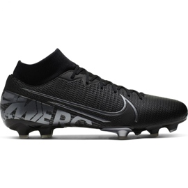 Nike Mercurial Superfly 7 Academy FG / MG M AT7946-001 fodboldsko sort sort