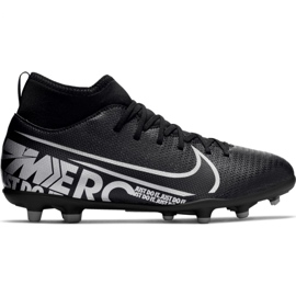 Nike Mercurial Superfly 7 Club FG / MG Jr AT8150-001 fodboldsko lyserød sort