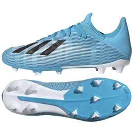 Adidas X 19.3 Fg M F35383 fodboldstøvler grå blå