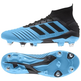 Adidas Predator 19.1 Sg M F99988 fodboldstøvler blå blå