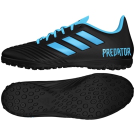 Adidas Predator 19.4 Tf M F35636 fodboldstøvler sort sort