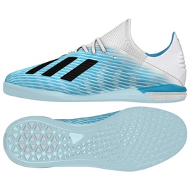 Indendørs sko adidas X 19.1 I M G25754 blå blå