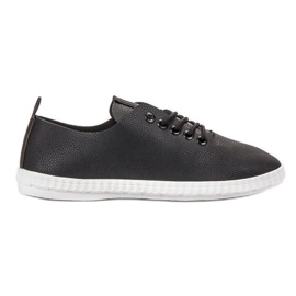Jumex Eco læder sneakers sort