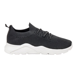 SHELOVET Slip-on sportssko sort