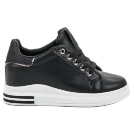 SHELOVET Wedge Sneakers sort