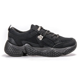 SHELOVET Sorte sneakers