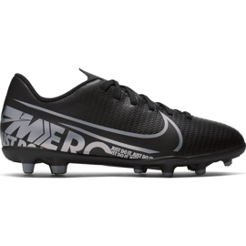 Nike Mercurial Vapor 13 Club FG / MG Jr AT8161 001 fodboldsko sort