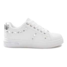 Hvide sneakers med Lucette nitter