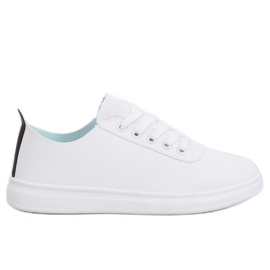 Kvinder sort og hvide sneakers CL33315 Sort