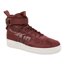 Nike Air Force 1 Sf Mid M 917753-202 sko rød