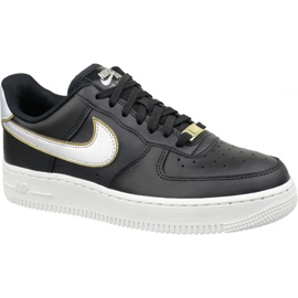 Nike Air Force 1 '07 Metallic W AR0642-002 sko sort