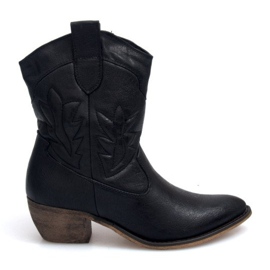 Cowboystøvler 10601 Sort