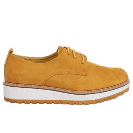 Gule Loafers til kvinder C-7225 Gul