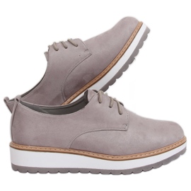 Grå Dame grå loafers C-7225 Grå