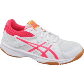 Asics Upcourt 3 Gs Jr 1074A005-104 volleyballsko flerfarvet hvid