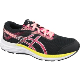 Løbesko Asics Gel-Excite 6 Gs Jr 1014A079-002 sort lyserød