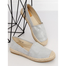 Espadrilles grå 665-3 Grå - Ii Gat