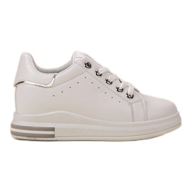 SHELOVET Wedge Sneakers hvid