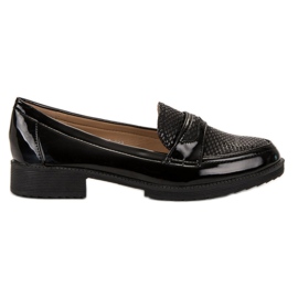 Bestelle Lakerede loafers sort