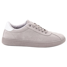Ideal Shoes Grå snøresko