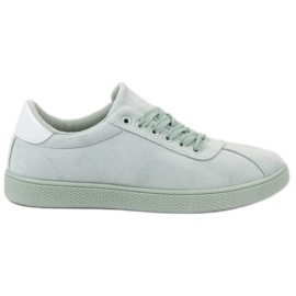 Ideal Shoes Mint snøresko grøn