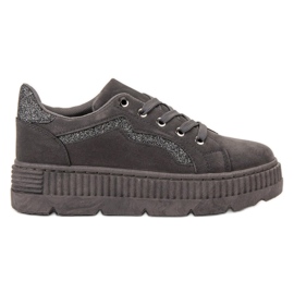 SHELOVET Grå sneakers