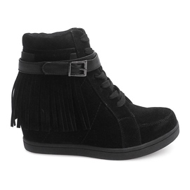 Ruskind Sneakers Boho Fringe 2030 Sort