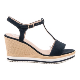 Anesia Paris Lyse marineblå sandaler