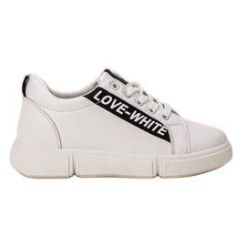 Jumex Komfortable sportssko hvid
