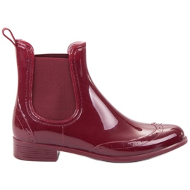 Kayla Maroon galoshes rød