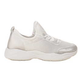 SHELOVET Slip-on sportssko hvid