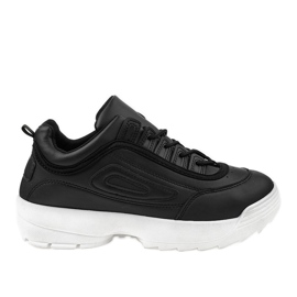 Sorte sportssko sneakers GL808
