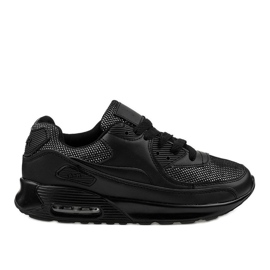 Sorte sportssko sneakers B306A-61S