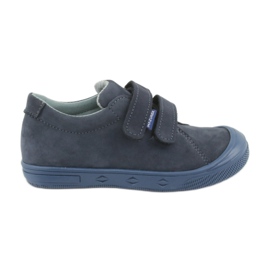 Drengesko, velcro Mazurek 1267 marineblå marine blå