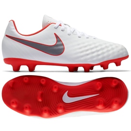 Hvide Nike Magista Obra 2 Club Fg Jr AH7314 107 sko