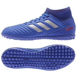 Adidas Predator 19.3 Tf Jr CM8546 blå sko