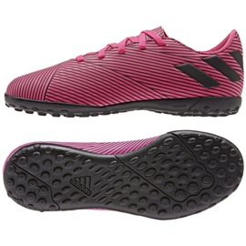 Adidas Nemeziz 19.4 Tf Jr F99936 sko sort flerfarvet