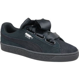 Puma Suede Heart Pebble W 365210-04 sort flerfarvet