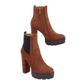 Brune Chelsea støvler brune BM282 Camel