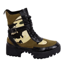 Camo støvler GLV003 Olive grøn