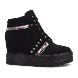 Sort ruskind Maxime sneakers